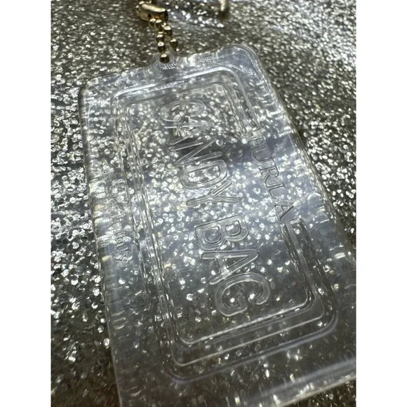 NWT Furla Oro Glam Gold Glitter Candy Bag Satchel w/ Box $228 - Picture 7 of 11